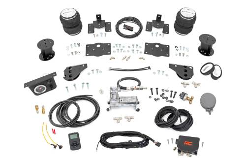 Rough Country - 100324WC | Rough-Country Air Spring Kit w/compressor | Wireless Controller | 4 Inch Lift Kit | Ram 1500 (09-23 & Classic)