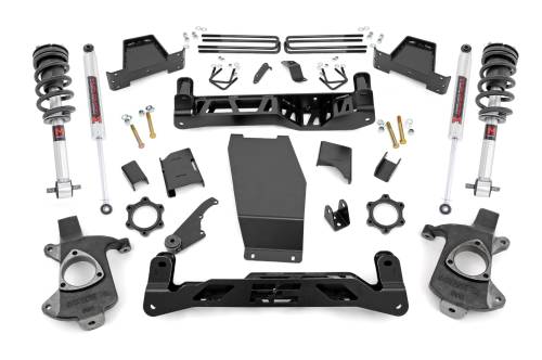 Rough Country - 22641 | Rough Country 6 Inch Lift Kit | Cast Steel | M1 Struts/M1 | Chevrolet/GMC 1500 (14-18)