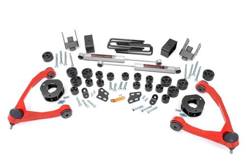 Rough Country - 254.20RED | Rough Country 4.75 Inch Lift Kit | Combo | Chevrolet/GMC 1500 (07-13)