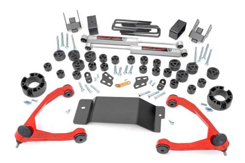 Rough Country - 257.20RED | Rough Country 4.75 Inch Lift Kit | Combo | Chevrolet/GMC 1500 (07-13)