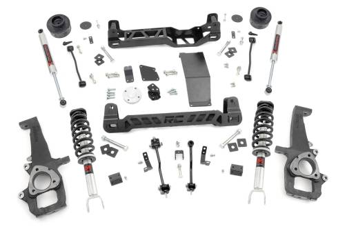 Rough Country - 33340 | Rough Country 4 Inch Lift Kit | M1 Struts | Ram 1500 4WD (2012-2018 & Classic)