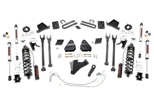Rough Country - 53259 | Rough Country 6 Inch Lift Kit  |  4-Link  |  No OVLD  |  C/O Vertex | Ford F-250 Super Duty (11-14)