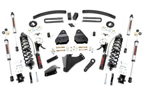 Rough Country - 59358 | Rough Country 6 Inch Lift Kit For Ford F-250/F-350 Super Duty 4WD | Diesel Engine, V2 Monotube Shocks