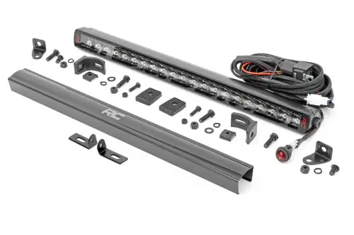 Rough Country - 80815 | Rough-Country LED Light Kit | Bumper Mount | 20" Spectrum Single Row | Ford Ranger (19-23)