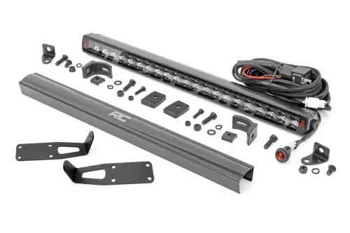 Rough Country - 80568 | Rough Country Bumper LED Light Kit For Ram 2500/3500 4WD | Spectrum Series Light, Single Row