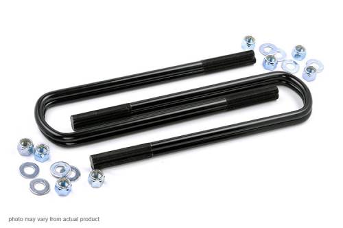 Rough Country - 7669 | Rough Country Universal Semi-Round U-Bolt Kit | 5/8 in Thread Size, 16.0 in Inside Length, 3.125 in Inside Width