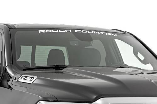 Rough Country - 84164W | Rough Country Window Decal | 2 X 27 Inch, White