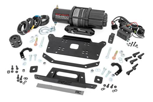 Rough Country - 92062 | Rough Country Winch Mount For Honda Talon 1000 | With RS6500S Winch