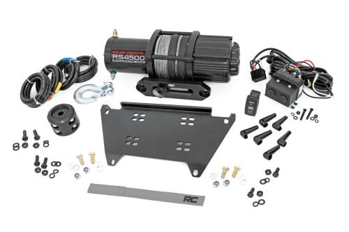 Rough Country - 92065 | Rough Country Winch Mount For Polaris Ranger 1000 / Ranger XP 1000 | With RS4500S Winch