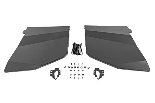Rough Country - 93121 | Rough Country Aluminum Lower Half Doors For Polaris RZR XP 4 1000 / RZR XP 4 Turbo | Rear