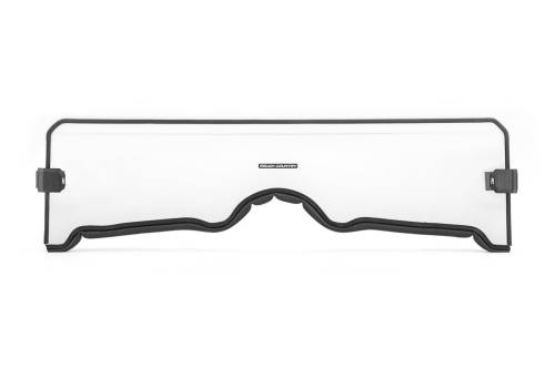 Rough Country - 98141241A | Rough Country Scratch Resistant Half Windshield For Yamaha Rhino 450/660/700