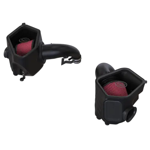 S&B Filters - 75-5163 | S&B Filters Cold Air Intake kit (2022-2023 Toyota Tundra V6 3.4L and 3.4L Hybrid) Cotton Cleanable Red