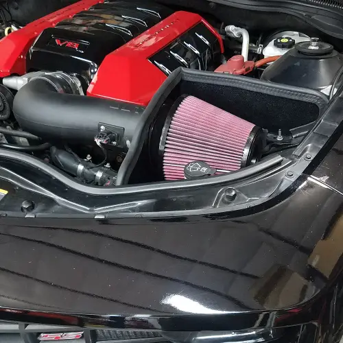 S&B Filters - CAIP-CC1062 | S&B Filters JLT Cold Air Intake Kit (2010-2015 Camaro SS 6.2L) Cotton Cleanable Red