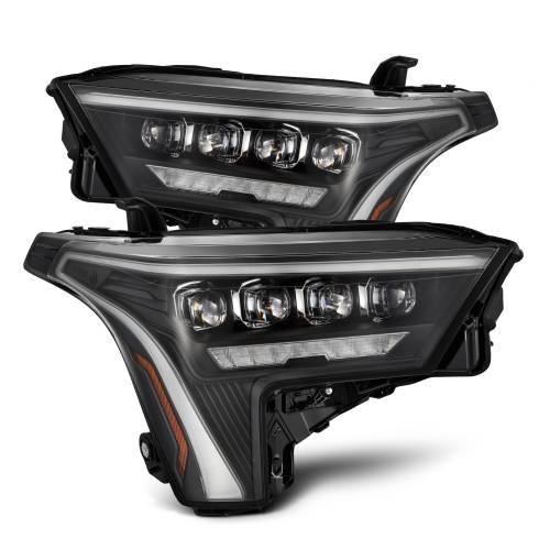 AlphaREX - 880862 | AlphaRex NOVA-Series LED Projector Headlights For Toyota Tundra/Sequoia (2022-2024) | White DRL | Black