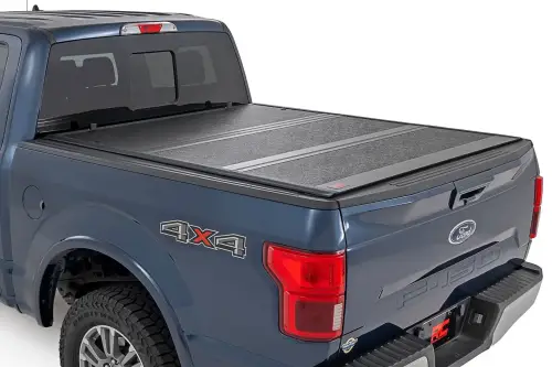 Rough Country - 47220500A | Rough Country Hard Low Profile Bed Cover For Ford Ranger 2WD | 2019-2024 | 5' Bed