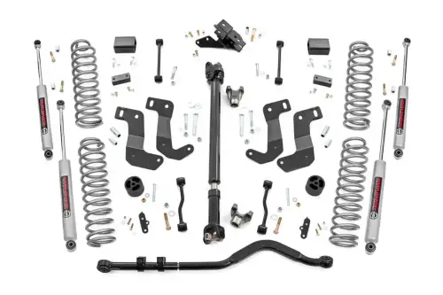 Rough Country - 94130 | Rough Country 3.5 Inch Lift Kit For Jeep Wrangler JL Rubicon 4WD | 2024-2024 | 2 Door | Premium N3 Shocks
