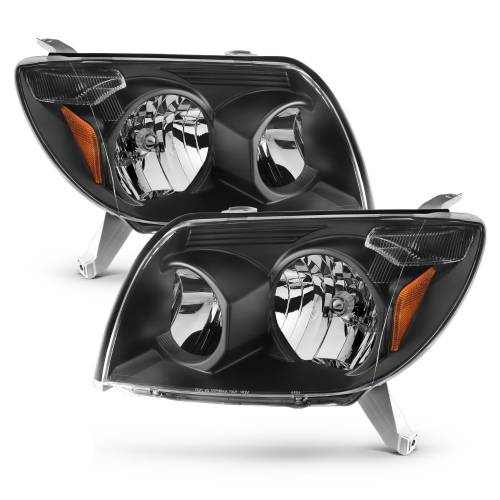 Anzo USA - 111394 | Anzo USA Crystal Headlights Black (2003-2005 4 Runner)