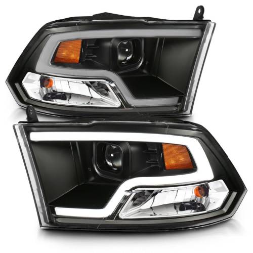 Anzo USA - 111404 | Anzo USA Projector Headlights Plank Style Black (2009-2018 Ram 1500 | 2010-2018 Ram 2500, 3500)