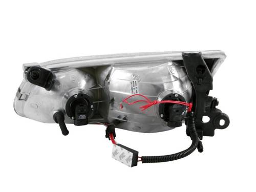 Anzo USA - 121123 | Anzo USA Crystal Headlights w/ Halo Black (2000-2001 Camry)