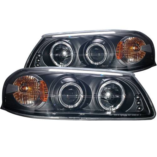 Anzo USA - 121339 | Anzo USA Projector Headlights w/ Halo Black (2000-2005 Impala)