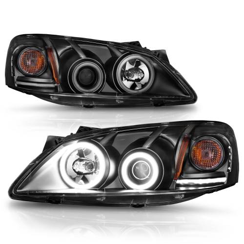 Anzo USA - 121371 | Anzo USA Projector Headlights w/ Halo Black (2005-2010 G6)