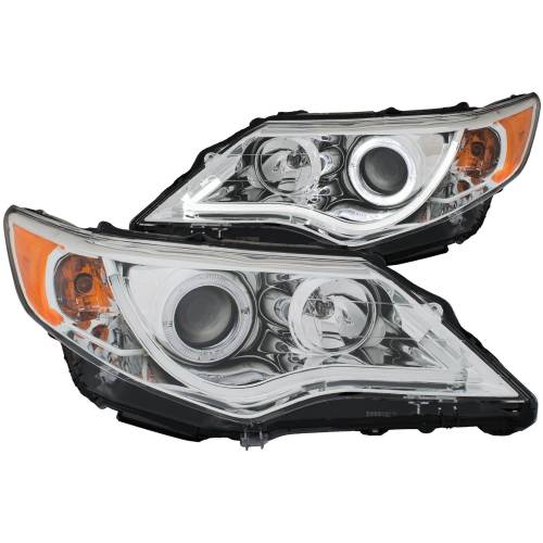 Anzo USA - 121513 | Anzo USA Projector Headlights w/ Halo Chrome (2012-2013 Camry)