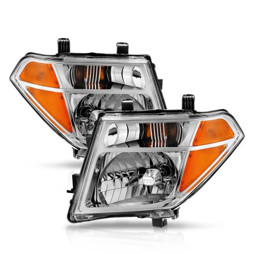 Anzo USA - 111463 | Anzo USA Crystal Headlight Chrome (2005-2008 Frontier | 2005-2007 Pathfinder)