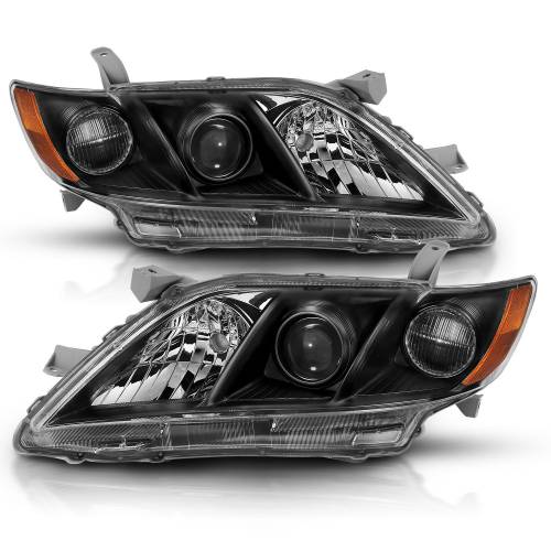 Anzo USA - 121539 | Anzo USA Projector Headlight Black (2007-2009 Camry)