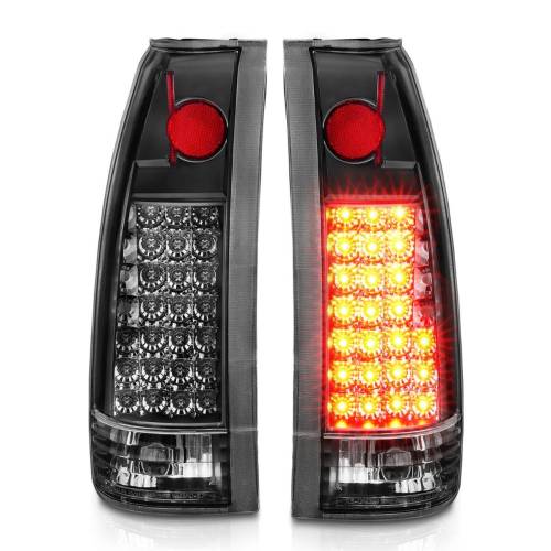 Anzo USA - 311006 | Anzo USA LED Taillights Black G2 (1988-1998 C/K1500, 2500 | 1988-2000 C/K3500 | 1992-1999 Suburban, Tahoe, Yukon)