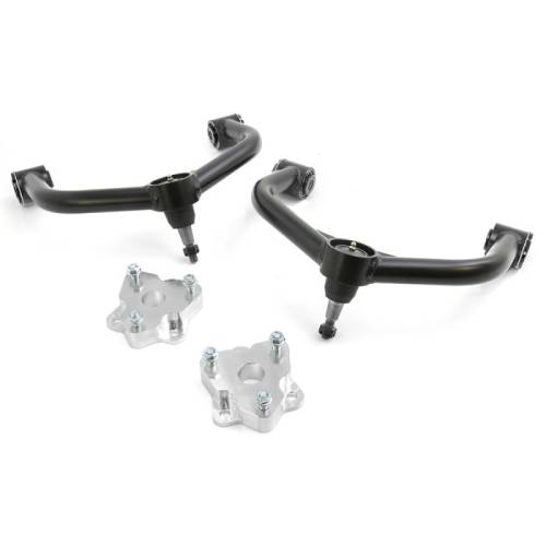ReadyLIFT Suspensions - 66-1036 | ReadyLift 2 Inch Front Leveling Kit With Upper Control Arms (2006-2024 Ram 1500 Pickup)