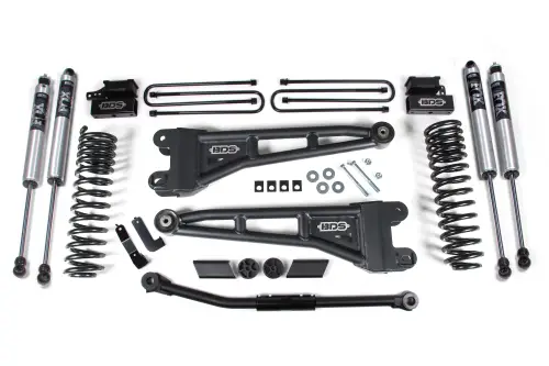 BDS Suspension - BDS1915H | BDS Suspension 2.5 Inch Lift Kit With Radius Arm For Ford F-450 Super Duty 4WD | 2020-2024 | Diesel | NX2 Nitro Series Shocks