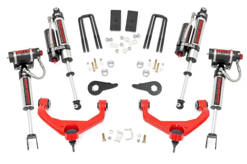 Rough Country - 95950RED | Rough-Country 3.5 Inch Lift Kit | Vertex | Chevrolet/GMC 2500HD/3500HD (11-19)
