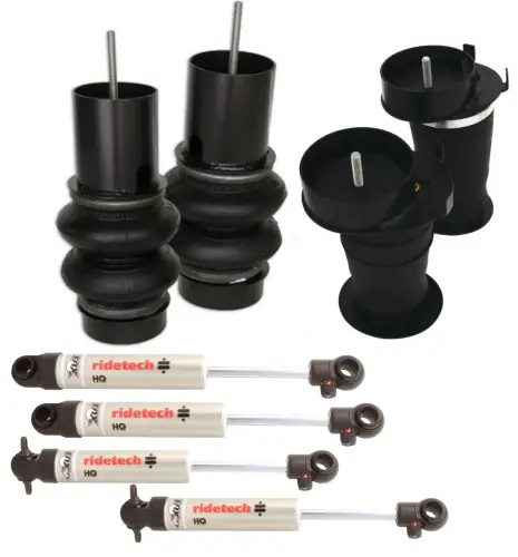 Ridetech - 11150298 | Ridetech Front and Rear Air Suspension System For Pontiac Fullsize | HQ Series Shocks