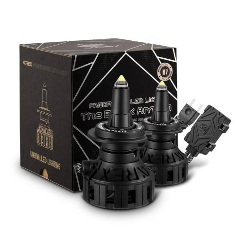 AlphaREX - 110003 | AlphaRex Black Ammo Panoramic LED Light Bulbs | 9006