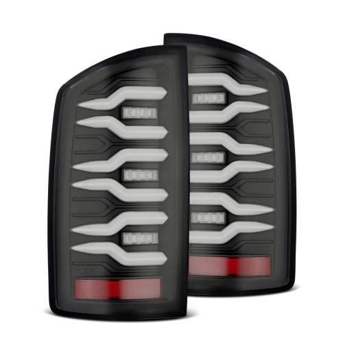 AlphaREX - 641010 | AlphaRex LUXX-Series LED Tail Lights For Dodge Ram 1500 (2002-2006) / 2500/3500 (2003-2006) | Black