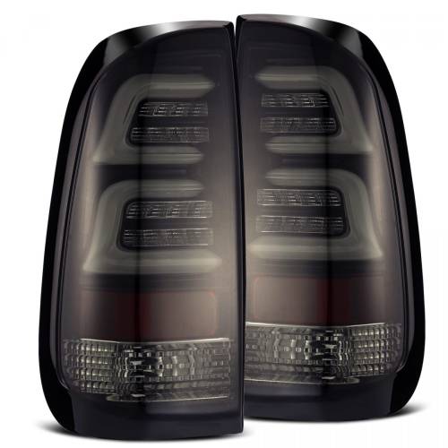 AlphaREX - 654010 | AlphaRex PRO-Series LED Tail Lights For Ford F-150 (1997-2003) / F-250 / F-350 Super Duty (1999-2016) | Jet Black