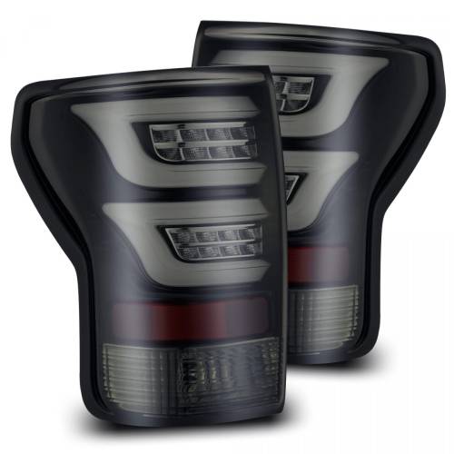 AlphaREX - 670010 | AlphaRex PRO-Series LED Tail Lights For Toyota Tundra (2007-2013) | Jet Black