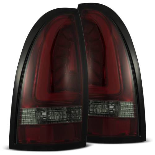 AlphaREX - 680040 | AlphaRex PRO-Series LED Tail Lights For Toyota Tacoma (2005-2015) | Red Smoke