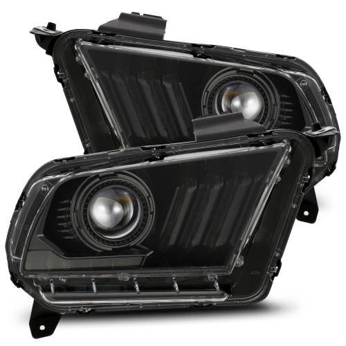 AlphaREX - 880118 | AlphaRex LUXX-Series LED Projector Headlights For Ford Mustang (2010-2012) | Alpha-Black