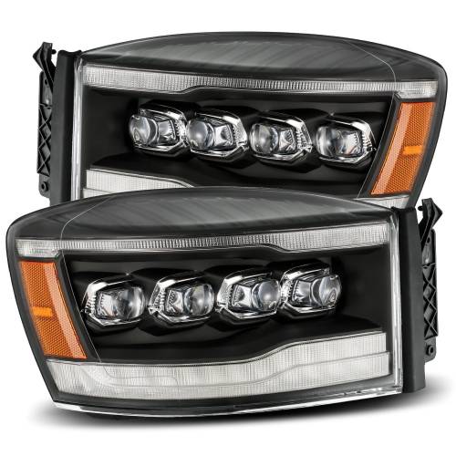 AlphaREX - 880536 | AlphaRex NOVA-Series LED Projector Headlights Dodge Ram 1500 / 2500 / 3500 (2006-2008) | Black