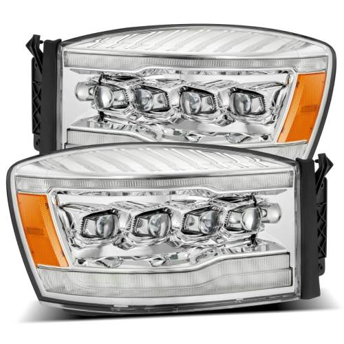 AlphaREX - 880537 | AlphaRex NOVA-Series LED Projector Headlights Dodge Ram 1500 / 2500 / 3500 (2006-2008) | Chrome