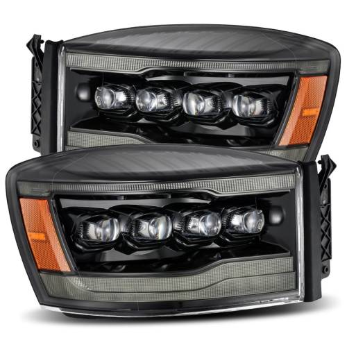 AlphaREX - 880538 | AlphaRex NOVA-Series LED Projector Headlights Dodge Ram 1500 / 2500 / 3500 (2006-2008) | Alpha-Black