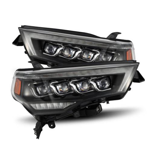 AlphaREX - 880808 | AlphaRex MK II NOVA-Series LED Projector Headlights For Toyota 4Runner (2014-2023) | DRL (White or Amber) | Black