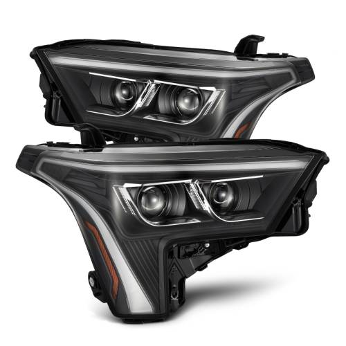 AlphaREX - 880864 | AlphaRex LUXX-Series LED Projector Headlights For Toyota Tundra/Sequoia (2022-2024) | White DRL | Black