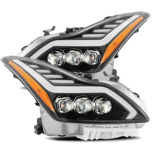 AlphaREX - 881982 | AlphaRex NOVA-Series LED Projector Headlights For Infiniti G37 (2008-2013) / Q60 Coupe (2014-2015) | Jet Black