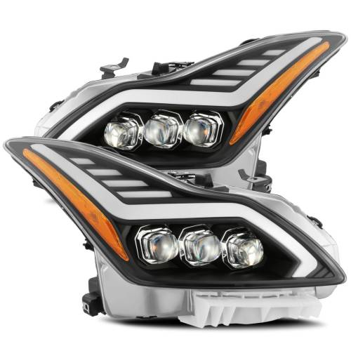 AlphaREX - 881985 | AlphaRex NOVA-Series LED Projector Headlights For Infiniti G37 (2008-2013) / Q60 Coupe MK II (2014-2015) | Jet Black