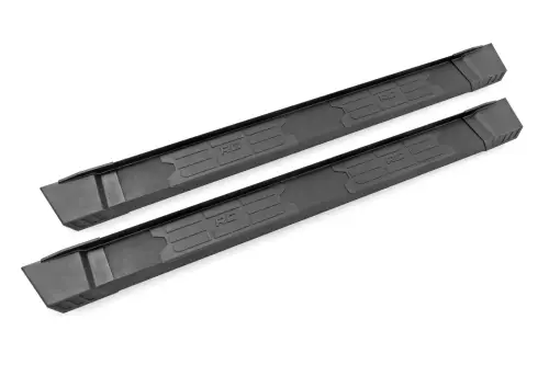Rough Country - SRB01900B | Rough Country HD2 Running Boards For Chevrolet/GMC 1500/2500 HD/3500 HD | 2019-2024 | Crew Cab
