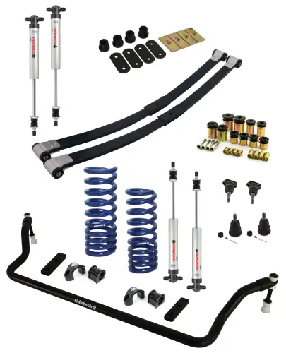 Ridetech - 11175010 | Ridetech StreetGRIP Suspension System For Chevrolet Camaro / Pontiac Firebird |  Including Ball Joints & Bushings | HQ Series Shocks | Composite Leaf Springs