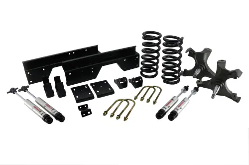 Ridetech - 11370110 | Ridetech StreetGRIP Suspension System For Chevrolet / GMC C1500 | HD spindle and 10 bolt