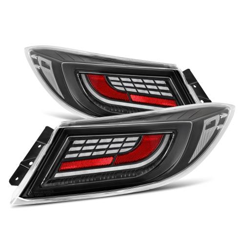 AlphaREX - 675040 | AlphaRex LUXX-Series LED Tail Lights For Toyota GR86 / Subaru BRZ (2021-20214) | Alpha-Black